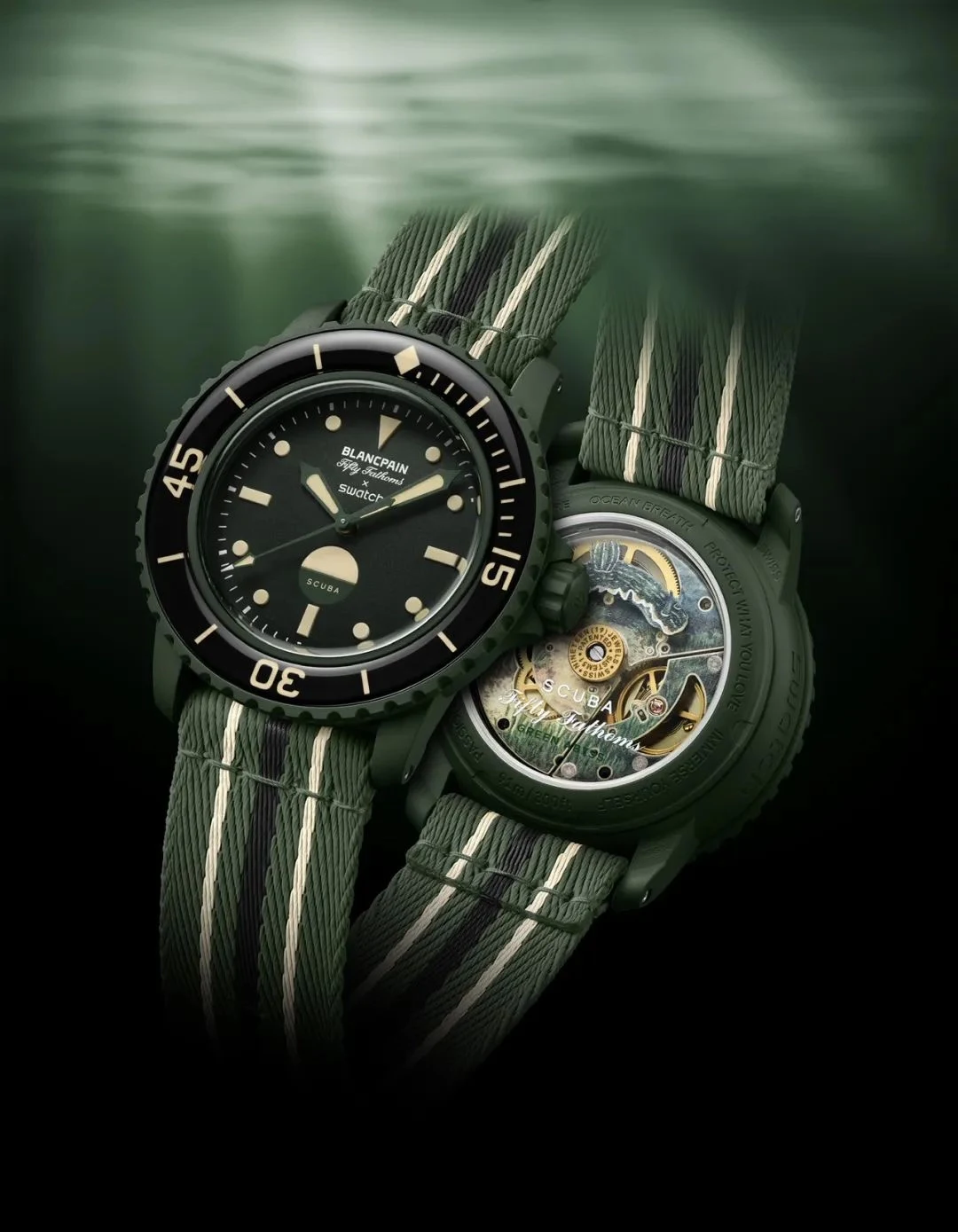 Swatch x Blancpain Scuba Fifty Fathoms 碧波洋特別版