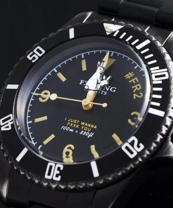 錶冠與錶圈特寫