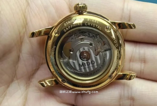 鍍金手錶結構示意圖