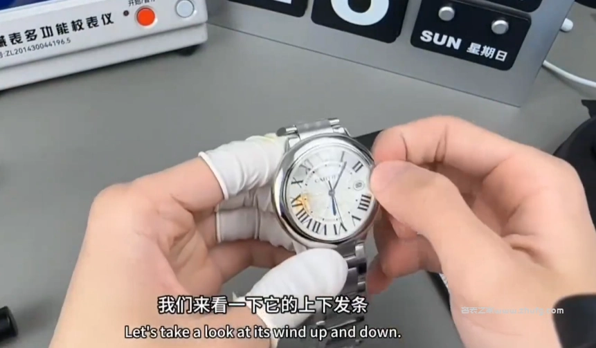 藍氣球機芯運作展示