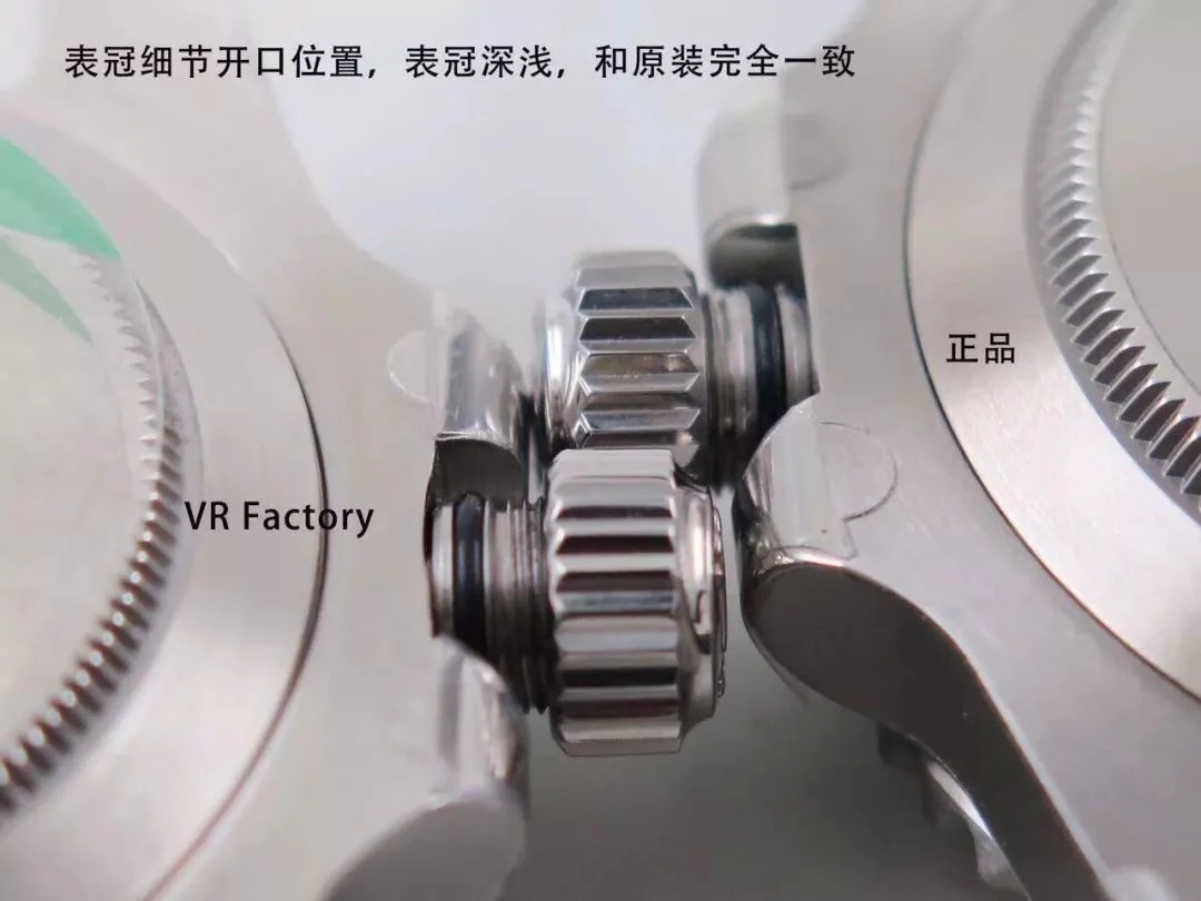 表冠位置與深淺對比