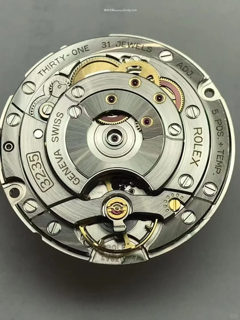 瑞士原廠Rolex 3235機芯特寫圖