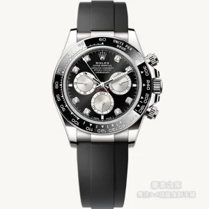 勞力士 迪通拿 M126519LN-0004 黑面鑽標膠帶款 VS廠 1:1復刻錶