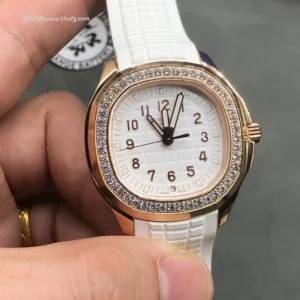 百達翡麗 Aquanaut 5267/200A 女款 鑽圈 瑞士石英 38.8mm