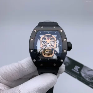 理查德米勒 RM52-01 骷髏頭陶瓷 真陀飛輪 男錶