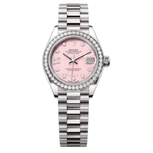 勞力士日誌型m279139rbr-0002鑲鑽女款復刻手錶 28MM