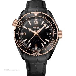 1:1復刻 歐米茄 海洋宇宙 215.63.46.22.01.001 黑陶瓷 玫瑰金 VS版 43.5mm