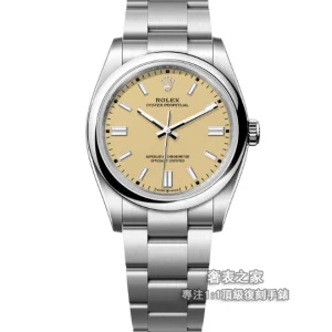 勞力士 蠔式恆動 36mm M126000-0012 沙米色 VS 高端復刻