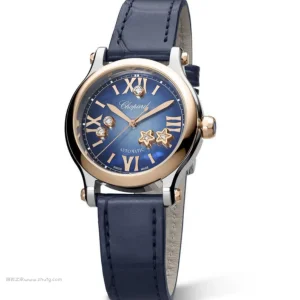 蕭邦HAPPYSport 278608-6009 藍盤五鑽自動女錶 33mm
