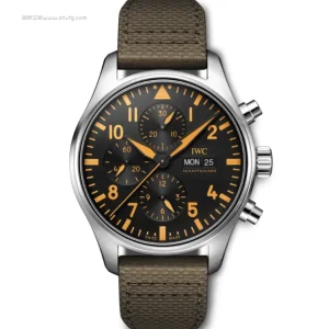IWC 萬國 飛行員計時 IW377730 橙色風暴 原單 43mm