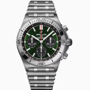 百年靈Chronomat-ab01343a1l1a1 42MM 綠面計時 GF超級復刻